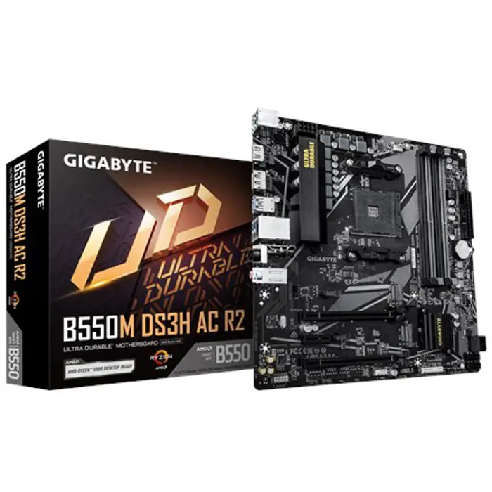Motherboard MB AMD B550 SAM4 MATX/B550M DS3H AC R2
