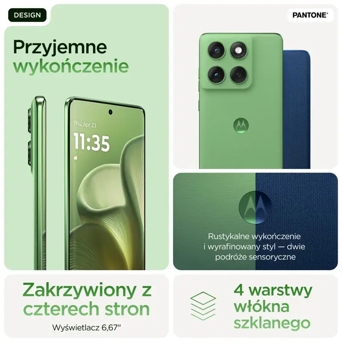 Motorola edge 60 16.9 cm (6.67") Dual SIM Android 15 5G USB Type-C 12 GB 512 GB 5200 mAh Green