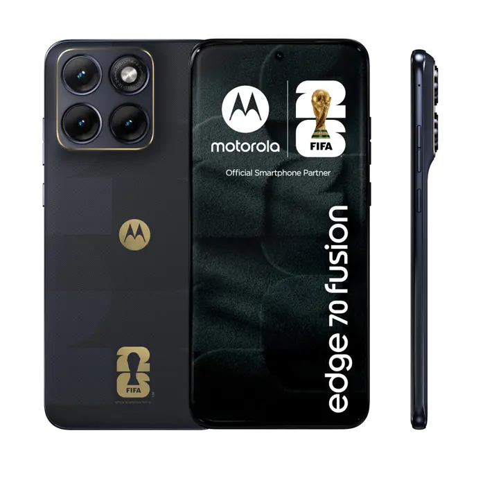 Motorola edge 70 fusion FIFA Edition 17.2 cm (6.78") Dual SIM Android 16.0 5G USB Type-C 8 GB 256 GB 5200 mAh Black