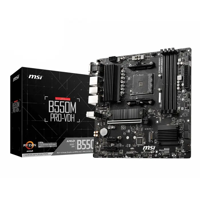 Matična ploča MSI B550M PRO-VDH, 4xDDR4, TypeC, S.AM4