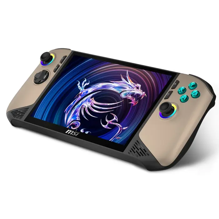 MSI Claw 8 AI+ A2VM-037PL portable game console 20.3 cm (8") 1 TB Touchscreen Wi-Fi Beige