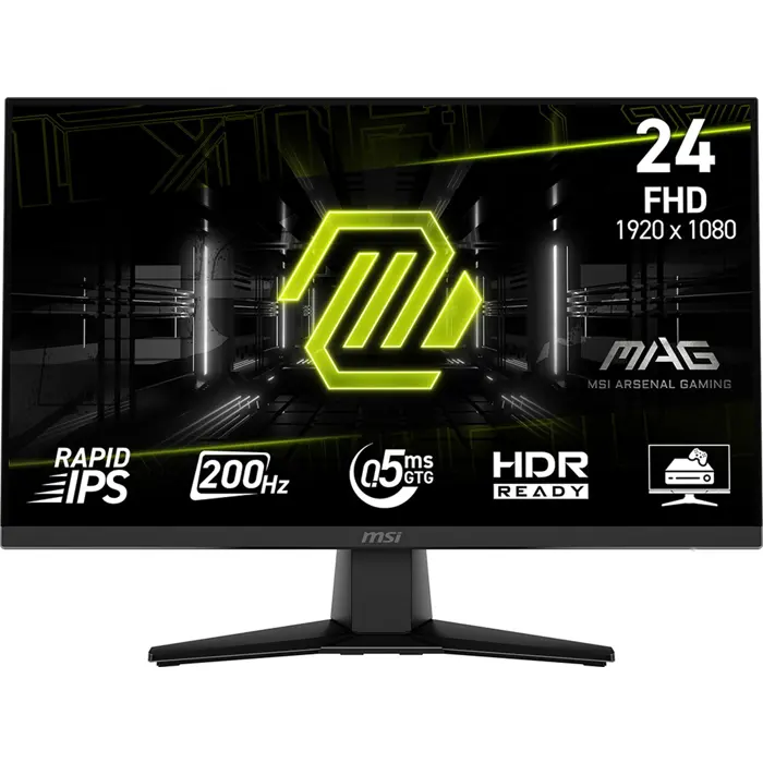 MSI MAG 242F computer monitor 60.5 cm (23.8") 1920 x 1080 pixels Full HD LCD Black