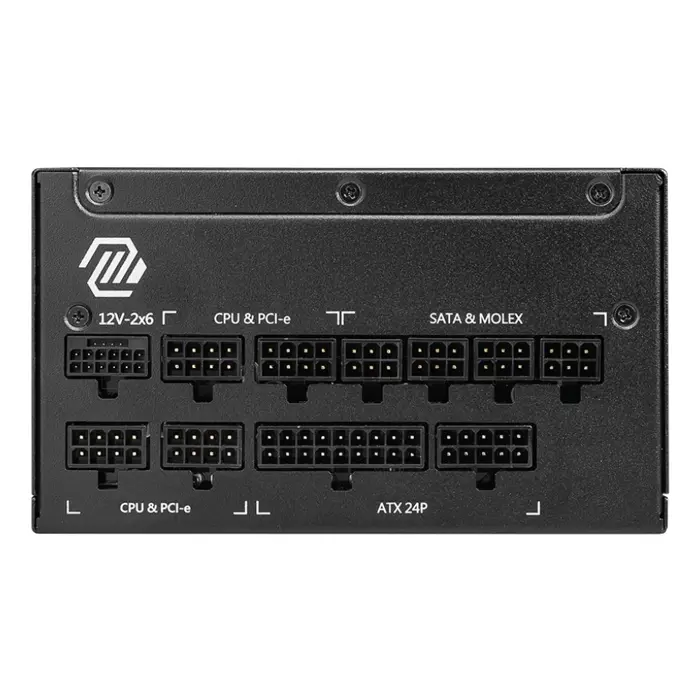 MSI MAG A1250GL PCIE5 power supply unit 1250 W 24-pin ATX ATX Black