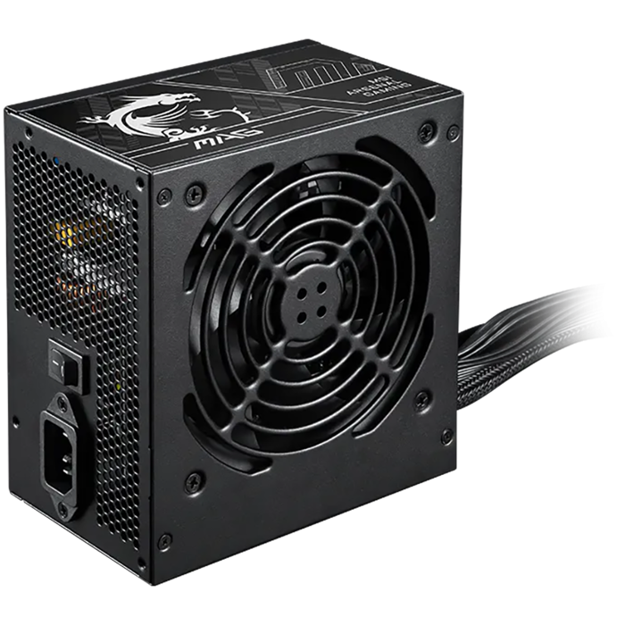 MSI MAG A750BN PCIE5 II, 750W 80+ Bronze, ATX 3.1, PCIe 5.1, 120mm Fan, Active PFC, OVP, OCP, SCP, OPP, UVP