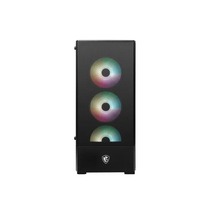 MSI MAG FORGE 112R computer case Midi Tower Black, Transparent