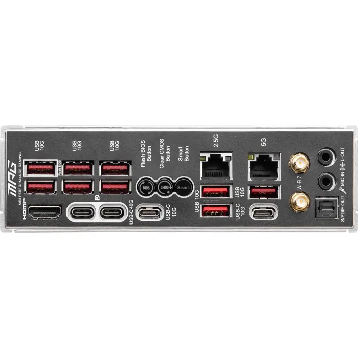 MSI MPG X870E CARBON WIFI motherboard AMD X870E Socket AM5 ATX