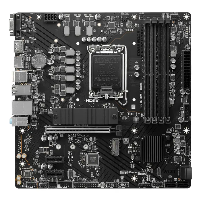 MSI PRO B760M-P DDR4 motherboard Intel B760 LGA 1700 micro ATX
