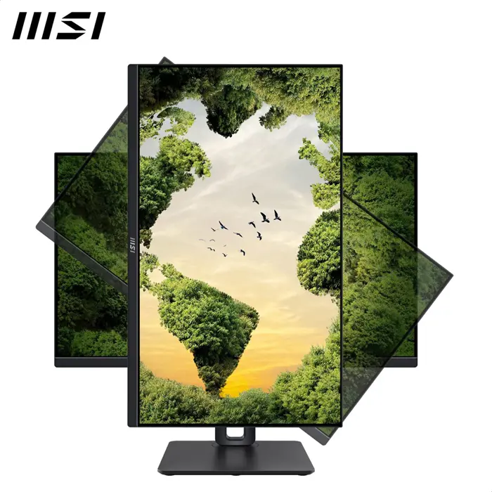 MSI Pro MP245PG 24 Inch Monitor, FHD (1920 x 1080), 100Hz, IPS, 1ms, 1x HDMI 1.4b, 1x DP 1.2a output, 1x D-Sub(VGA), Built-in Speakers, Anti-Glare, Anti-Flicker, Less Blue light, TÜV Certified, VESA, 