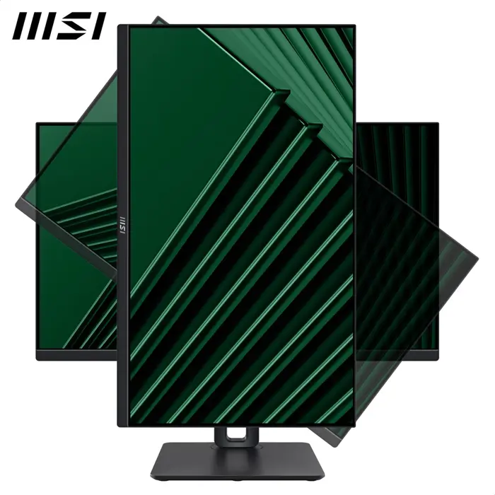 MSI Pro MP245PG 24 Inch Monitor, FHD (1920 x 1080), 100Hz, IPS, 1ms, 1x HDMI 1.4b, 1x DP 1.2a output, 1x D-Sub(VGA), Built-in Speakers, Anti-Glare, Anti-Flicker, Less Blue light, TÜV Certified, VESA, 