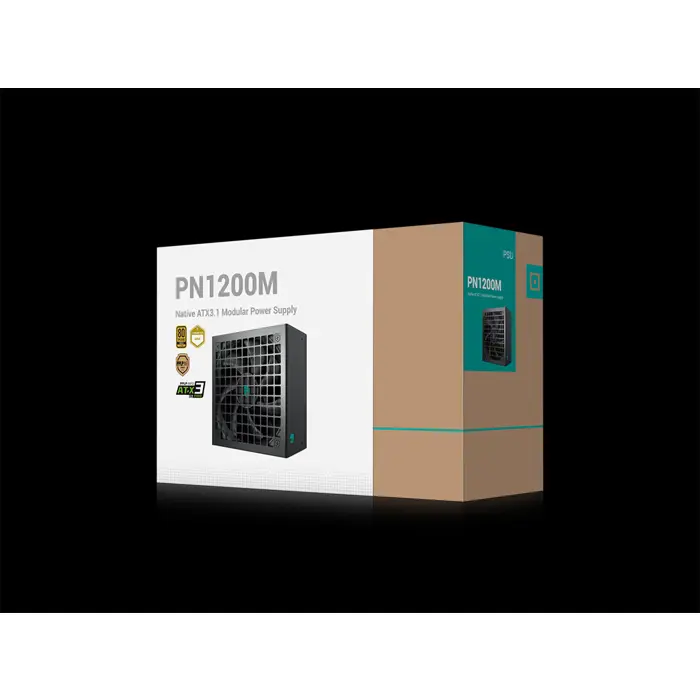 Napajanje DeepCool PN1200M, 1200W, Modular, 12V-2×6, 80 PLUS Gold, black