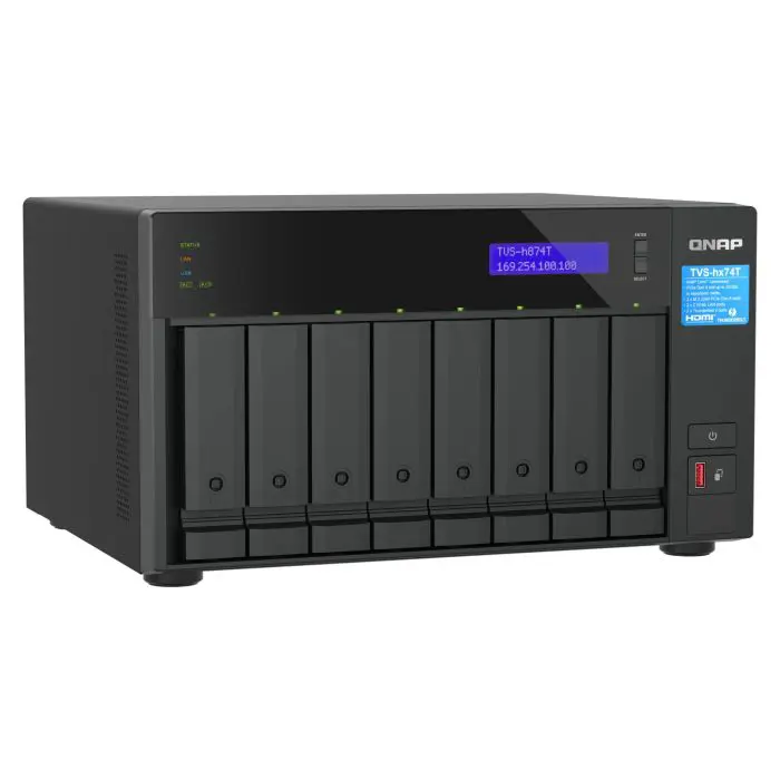 NAS server for 8 disks, 32GB ram, ".5GB network, 2x TB4