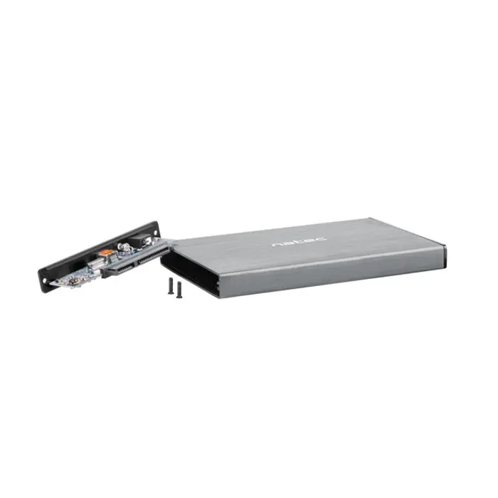 NATEC HDD ENCLOSURE RHINO GO (USB 3.0, 2.5", GREY)