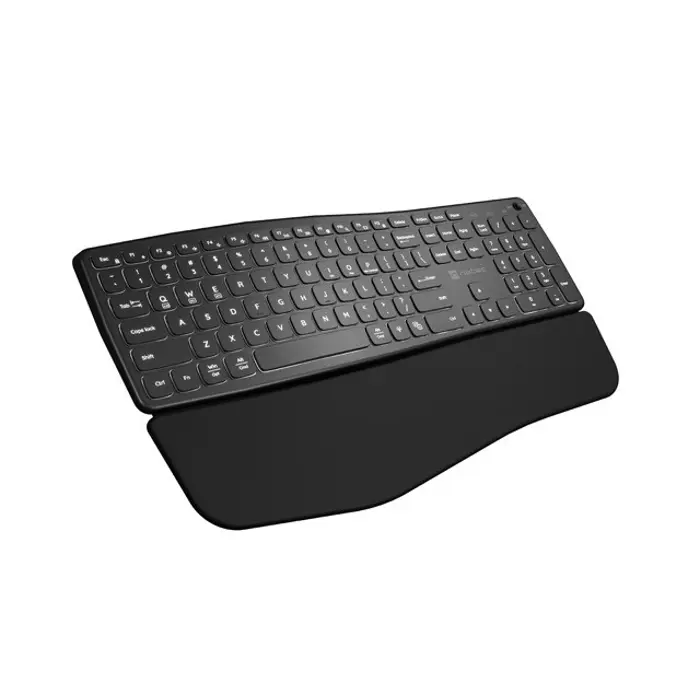 NATEC PORIFERA US WIRELESS BLUETOOTH + 2.4GHZ X-SCISSOR KEYBOARD BACKLIGHT ERGONOMIC