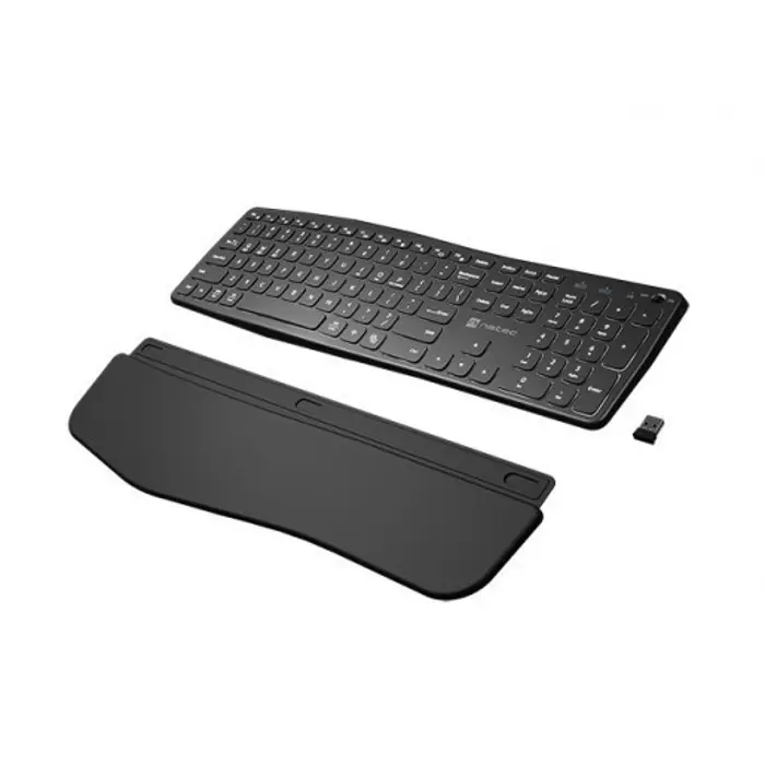 NATEC PORIFERA US WIRELESS BLUETOOTH + 2.4GHZ X-SCISSOR KEYBOARD BACKLIGHT ERGONOMIC