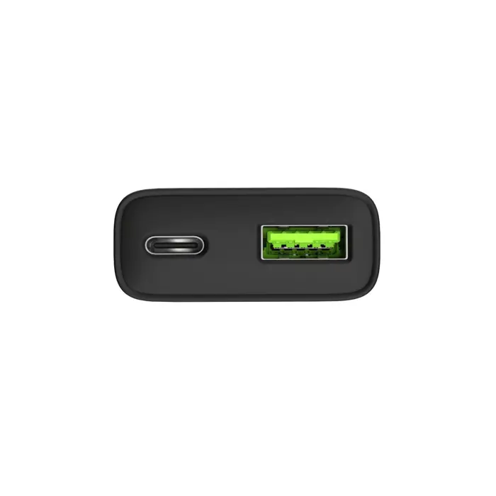 NATEC USB CHARGER RIBERA GAN SLIM USB-A USB-C 20W