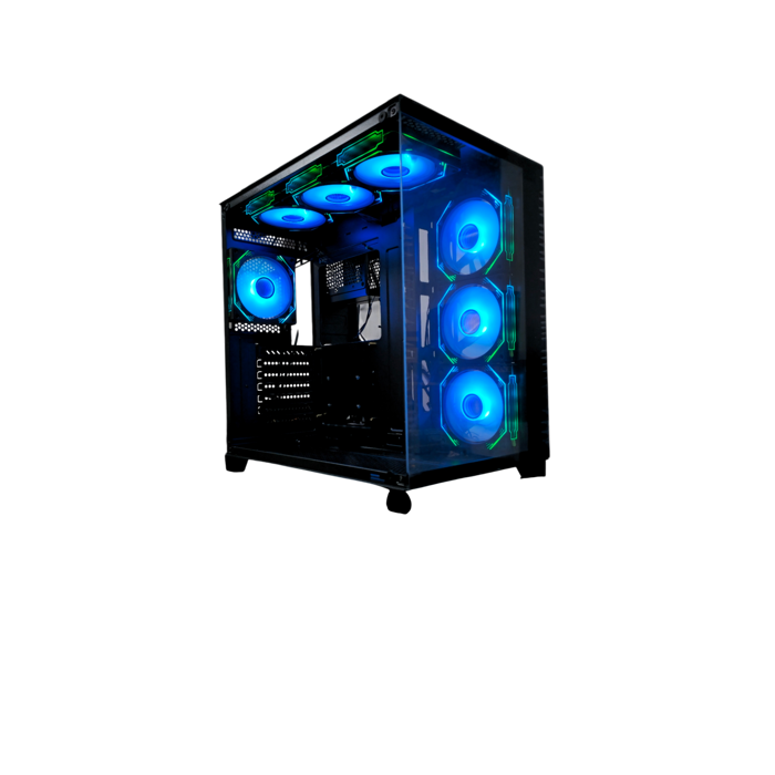 Kućište NaviaTec Seafarer Gaming, 7x ARGB Fans, Tempered Glass Sides