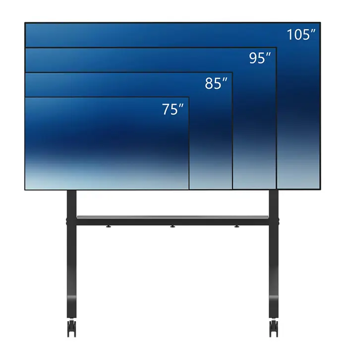 Neomounts BOS 65"-110" 1TFT Höhenverstellb. sw Max.125KG