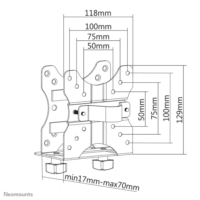 Neomounts by Newstar Select nuc/thin c