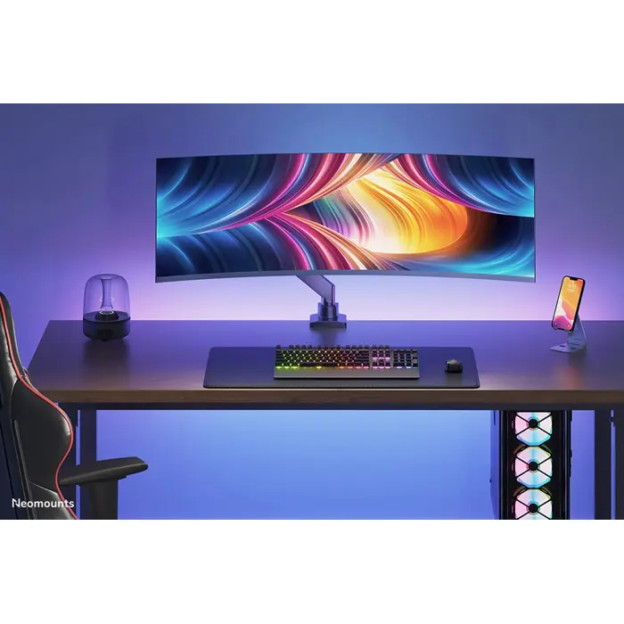 Neomounts desk monitor arm for curved screens