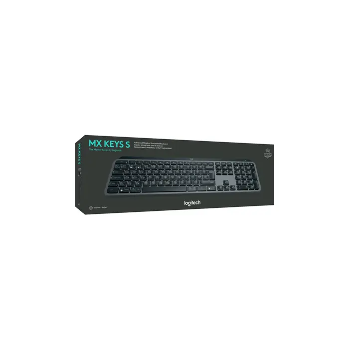 NL Logitech MX Keys S Wireless Keyboard Graphite US Layout