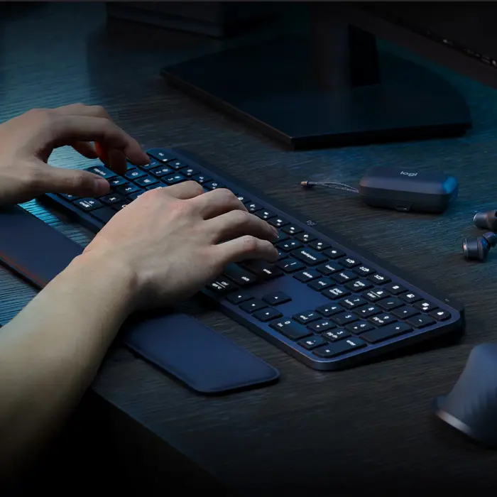 NL Logitech MX Keys S Wireless Keyboard Graphite US Layout