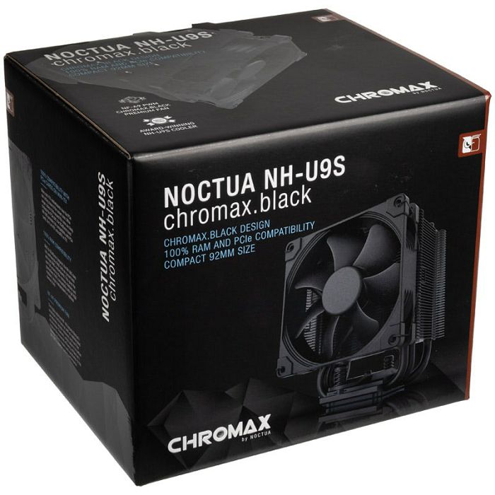 Noctua NH-U9S chromax.black CPU-hladnjak - 92mm NH-U9S CH.BK