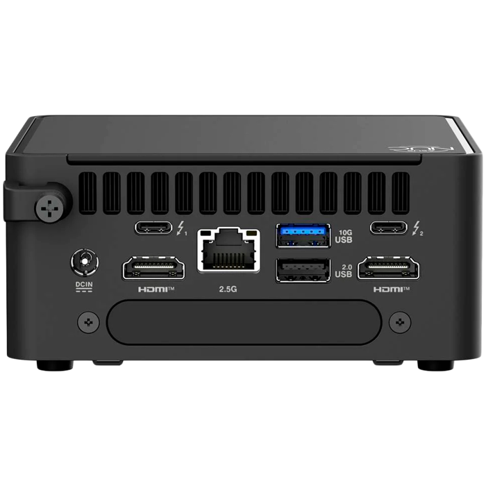 NUC 15 PRO/RNUC15CRHC500002/Core 5 210H 45W/Intel Arc graphics/no RAM/no Storage/Intel Wi-Fi 7 BE202/USB Total - 7/4 USB Type-A/3 USB Type-C (1x USB3.2 + 2x TB4)/2x HDMI 2.1/Support Displays - 4x 4K/n
