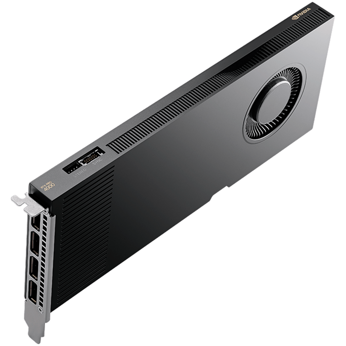 NVIDIA RTX 4000 PRO Blackwell PCI-Express x16 Gen 5.0, 11.2 x 24.1 cm, L FMHL Single Slot, 24 GB GDDR7 ECC 192-bit, 672 GB/s 140W