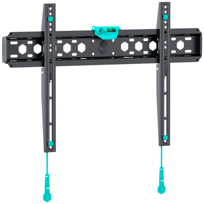 ONKRON Fixed TV Wall Mount for 43 to 85-inch Flat Panel TVs Digital Panels 68,2 kg, Black