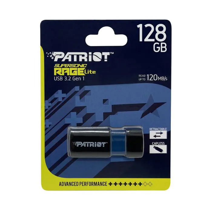Patriot 128GB 120MB / s Supersonic Rage Lite USB 3.2 memory stick