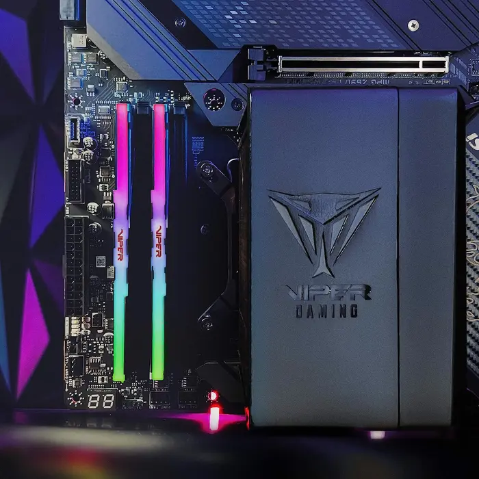 Patriot 32 GB DDR5-6800 Kit, memory (black, PVVR532G680C34K, Viper Venom RGB, XMP)