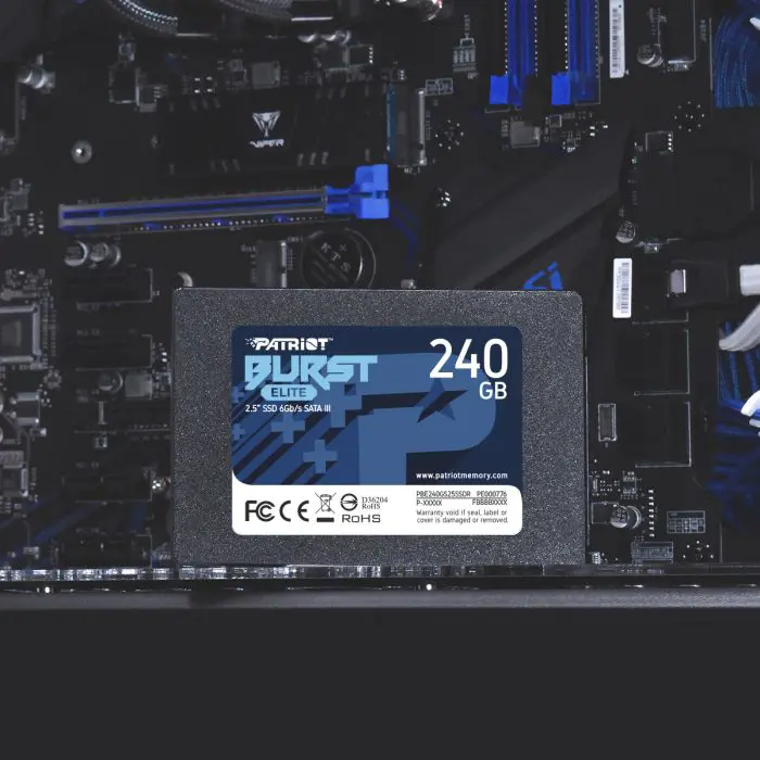 Patriot Burst Elite 240GB SSD SATA 3 2.5 " (PATSD-240GBBU)