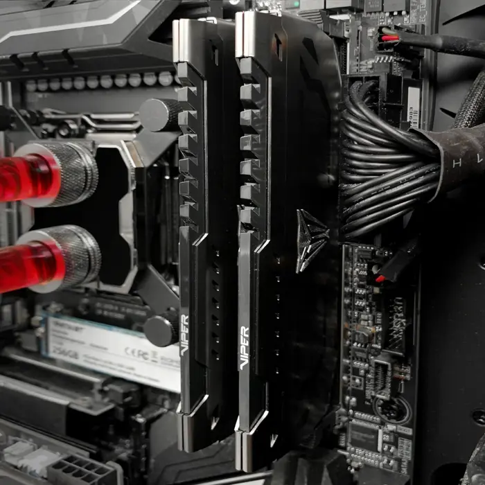 Patriot DDR4 - 16GB -3200 - CL - 16 - Dual Kit - memory, Viper Steel (grey, PVS416G320C6K)