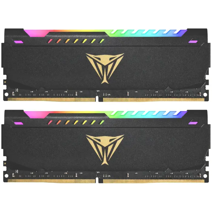 Patriot DDR4 - 32GB - 3200 -CL - 18 Viper Steel RGB Dual Kit