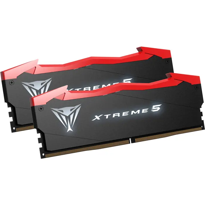 Patriot DDR5 - 32GB - 8200 - CL - 38 (2x 16 GB) dual kit, RAM (black, PVX532G82C38K, Viper Elite 5 RGB, INTEL XMP)