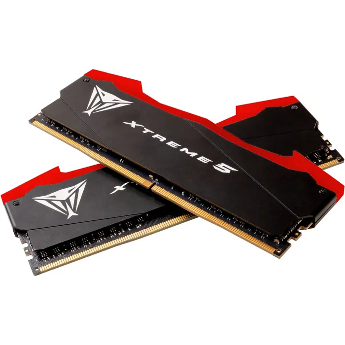 Patriot DDR5 - 32GB - 8200 - CL - 38 (2x 16 GB) dual kit, RAM (black, PVX532G82C38K, Viper Elite 5 RGB, INTEL XMP)