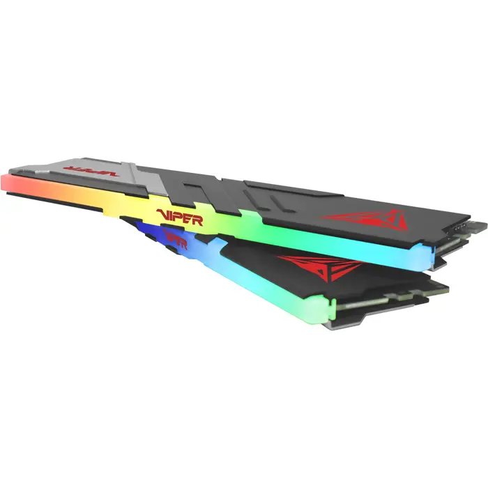 Patriot DDR5 - 64GB - 6000 - CL - 30 (2x 32 GB) dual kit, memory (black, PVVR564G600C30K, Viper Venom RGB, INTEL XMP, AMD EXPO)