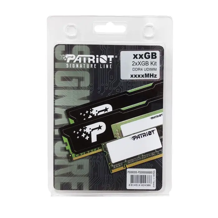 Patriot Signature Line 16GB Kit (2x8GB) DDR4-3200 DIMM PC4-25600 CL22, 1.2V