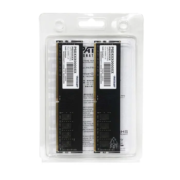 Patriot Signature Line 16GB Kit (2x8GB) DDR4-3200 DIMM PC4-25600 CL22, 1.2V