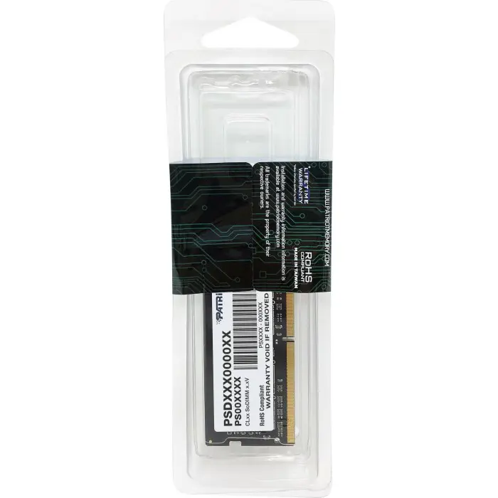 PatriotDDR4 - 16 GB -3200 - CL - 22 - Single - SR main memory (black, PSD416G320081S, Signature Line)