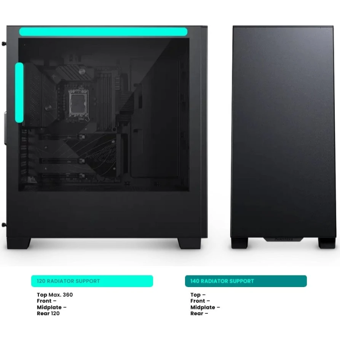 PHANTEKS XT Silent E-ATX crno ohišje