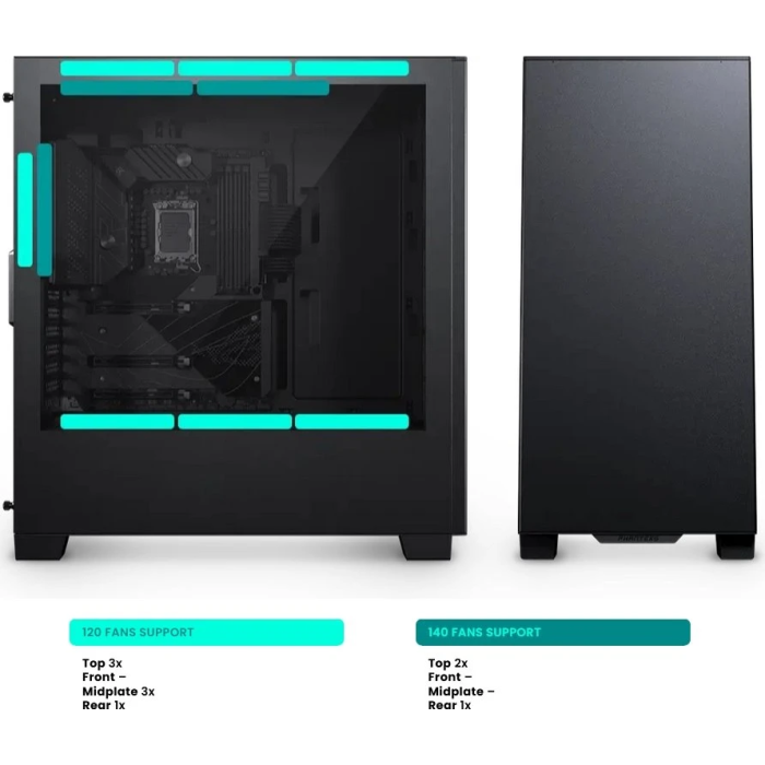 PHANTEKS XT Silent E-ATX crno ohišje