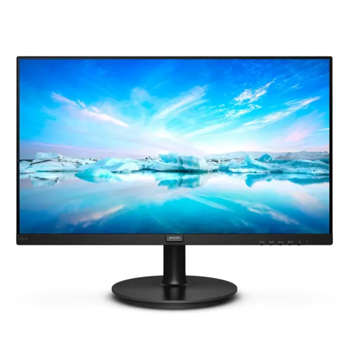 Philips 22" 221V8A/00 (21.5") 16:9 Full HD (1920×1080) VA W-LED, Anti-Glare, 75Hz, 4ms, VGA/HDMI, zvučnici, crni