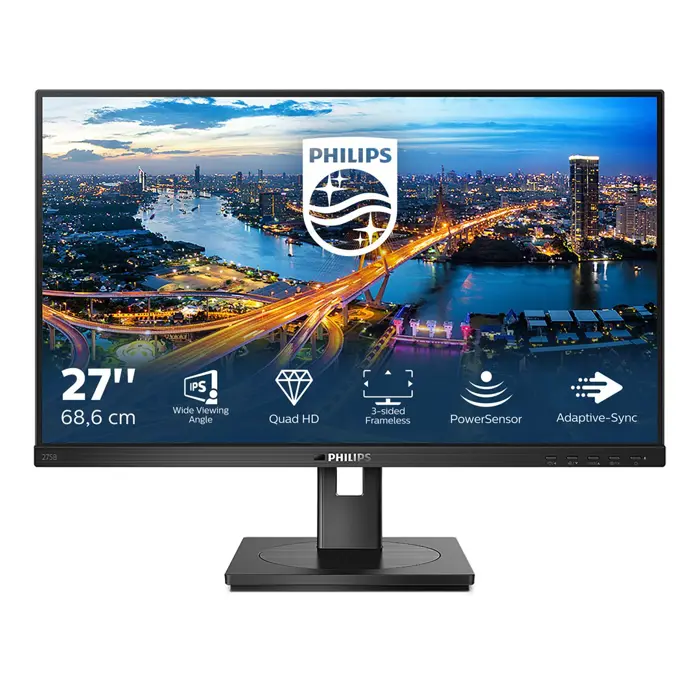 Philips | 275B1/00 | 27 " | IPS | QHD | 16:9 | 4 ms | 300 cd/m2 | Black | HDMI ports quantity 1 | 75 Hz