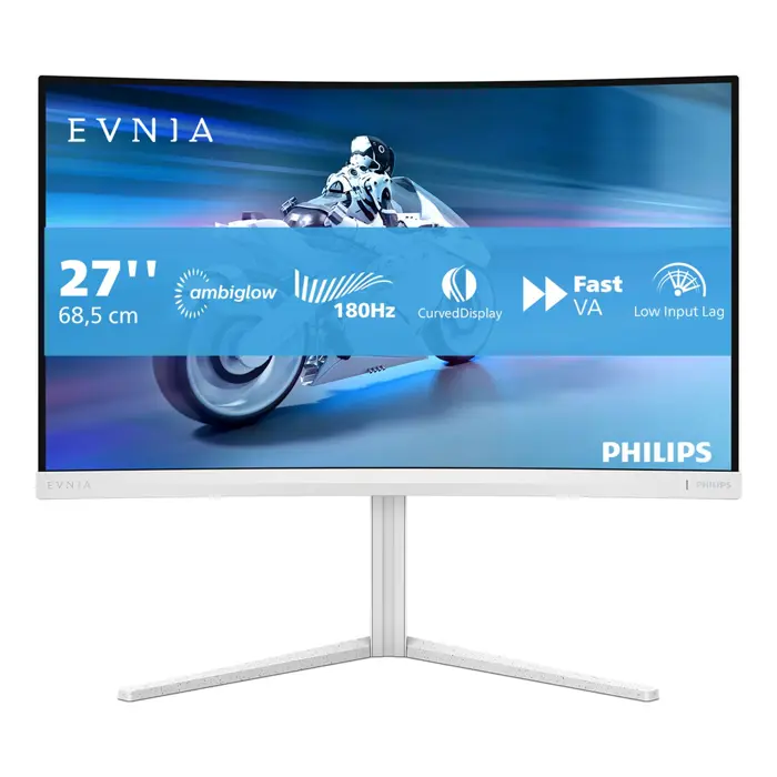 Philips 68,5cm (27,0") 27M2C5201L 16:09 2xHDMI+DP Curved wh.