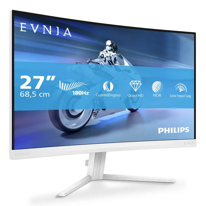 Philips 68,5cm (27,0") 27M2C5501 16:09 2xHDMI+DP Curved wh.