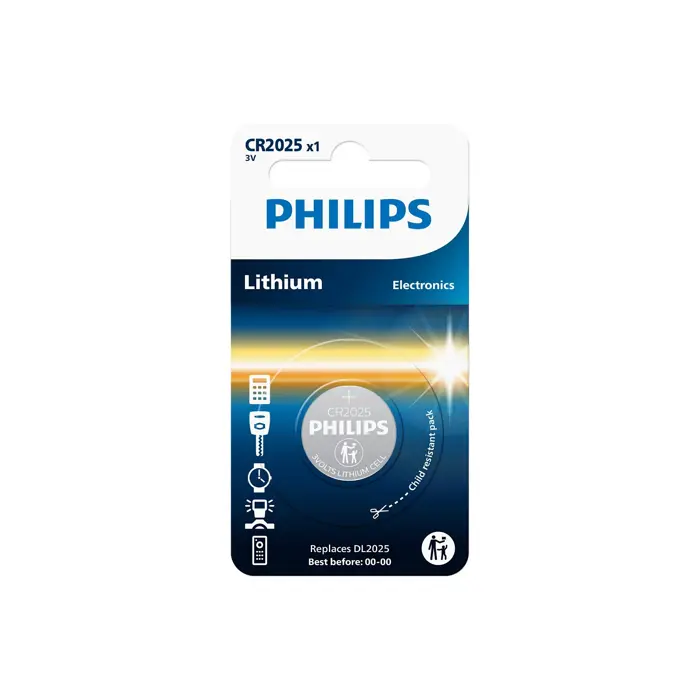 Philips baterija CR2025, 3V, 1 komad
