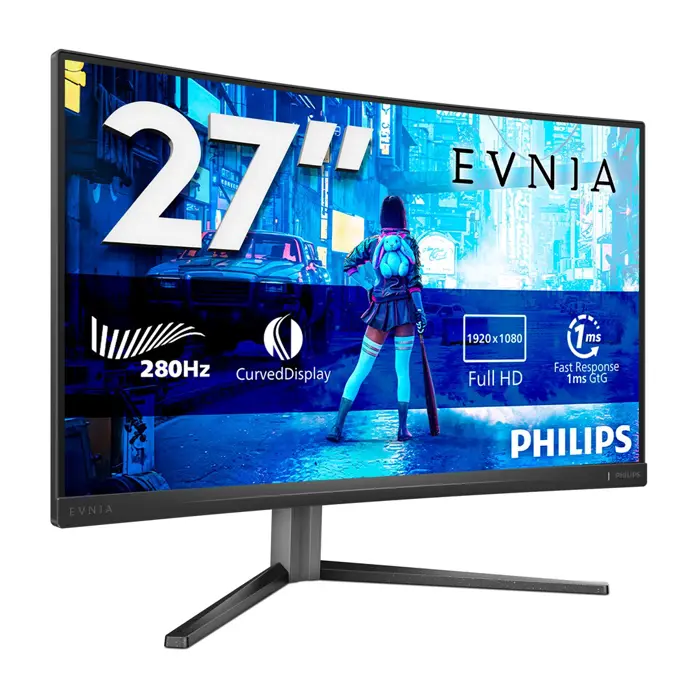 Philips Evnia 5000 27M2C5200W/00 computer monitor 68.6 cm (27") 1920 x 1080 pixels Full HD LCD Black