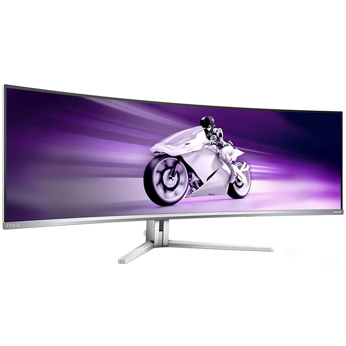 Philips Monitor Evnia 49M2C8900L/00 49" QD-OLED, 32:9, 5120x1440 (Dual QHD), 144hz 0.03ms, 250 cd/m² (typical), 1,500,000:1, 2x HDMI 2.1, DisplayPort 1.4, USB-C (90W), 4x USB 3.2, Speakers (2x 7.5W tw