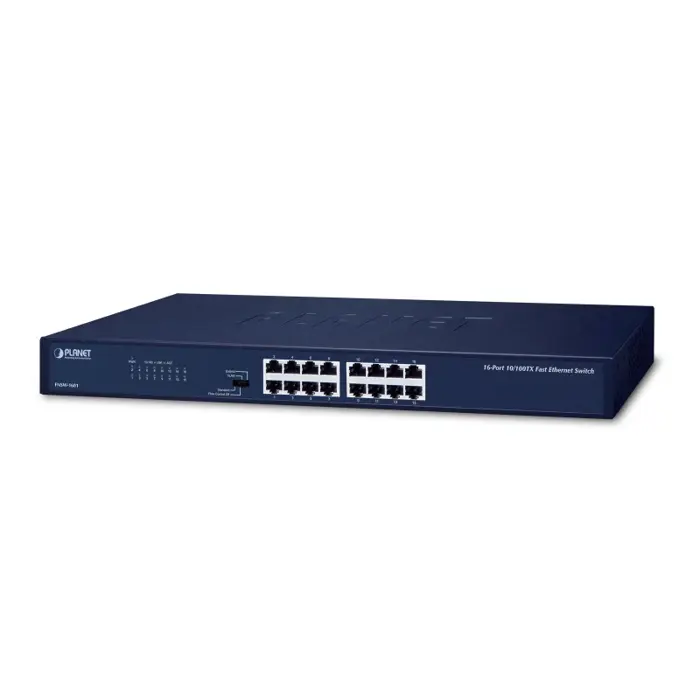 PLANET preklopnik (Switch) 16-port 10/100Mbps, 19"